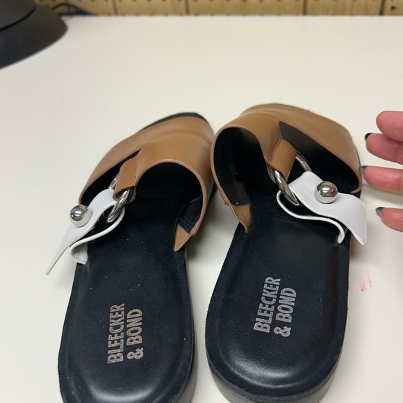 Anthropologie Brown and White Sandals - Picture 3 of 5